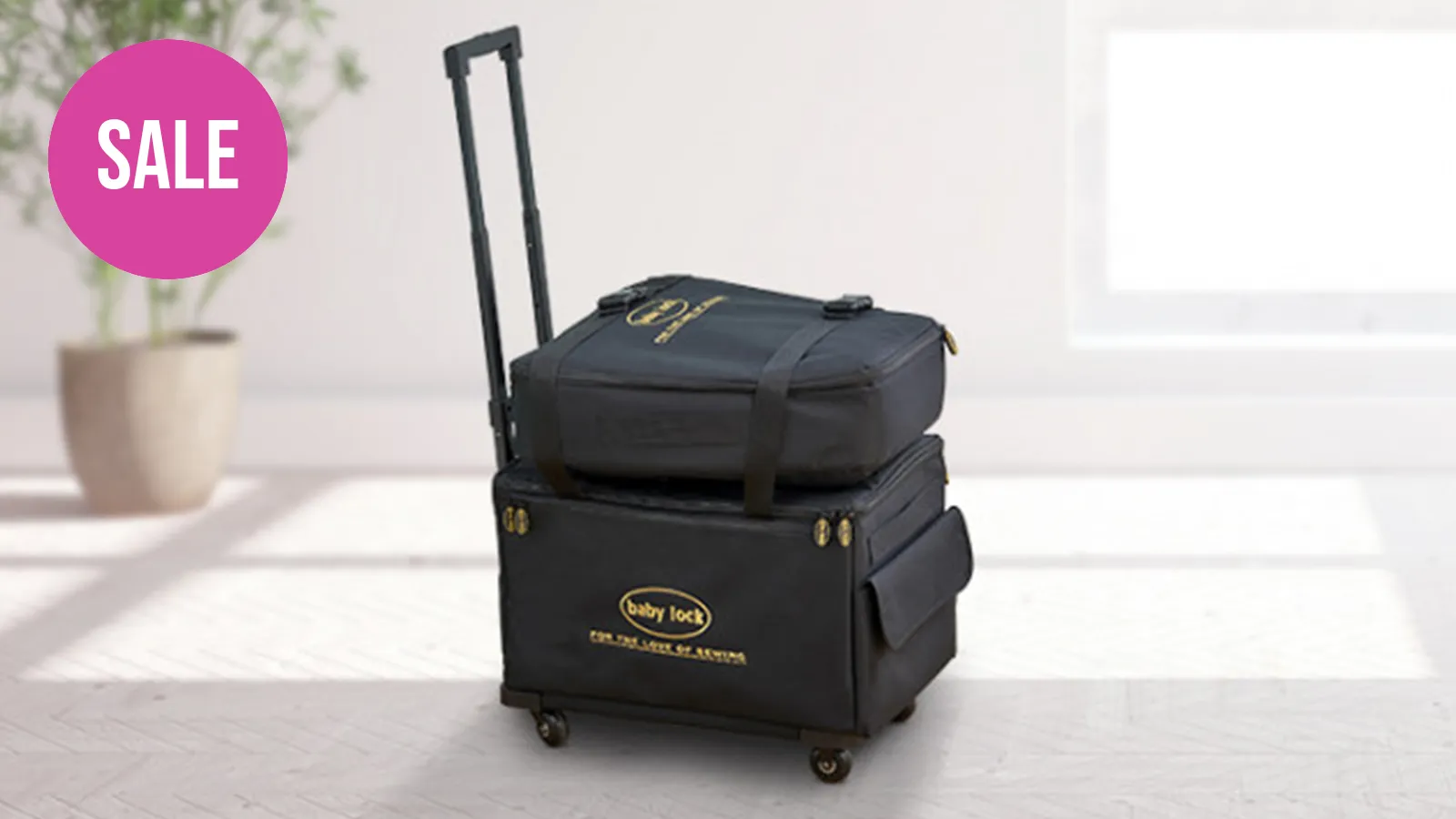 Free Baby Lock Large Machine Trolley Set - Black