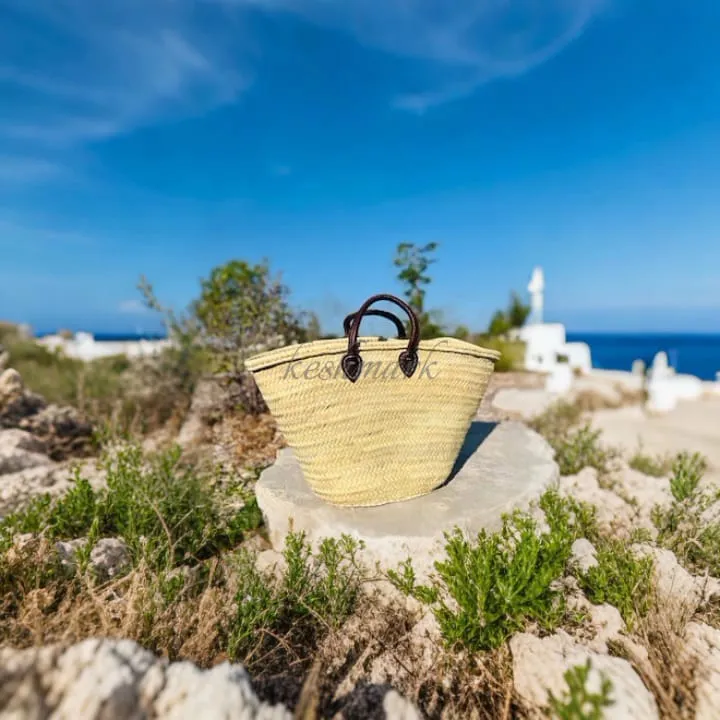 FREE TASSEL Personalized Wicker Straw Beach Bag - Custom Tote for Summer Fun