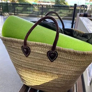 FREE TASSEL Personalized Wicker Straw Beach Bag - Custom Tote for Summer Fun