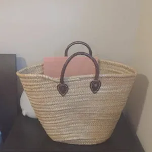 FREE TASSEL Personalized Wicker Straw Beach Bag - Custom Tote for Summer Fun
