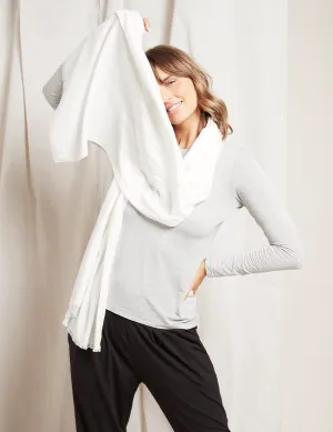 Fringed Hem Scarf