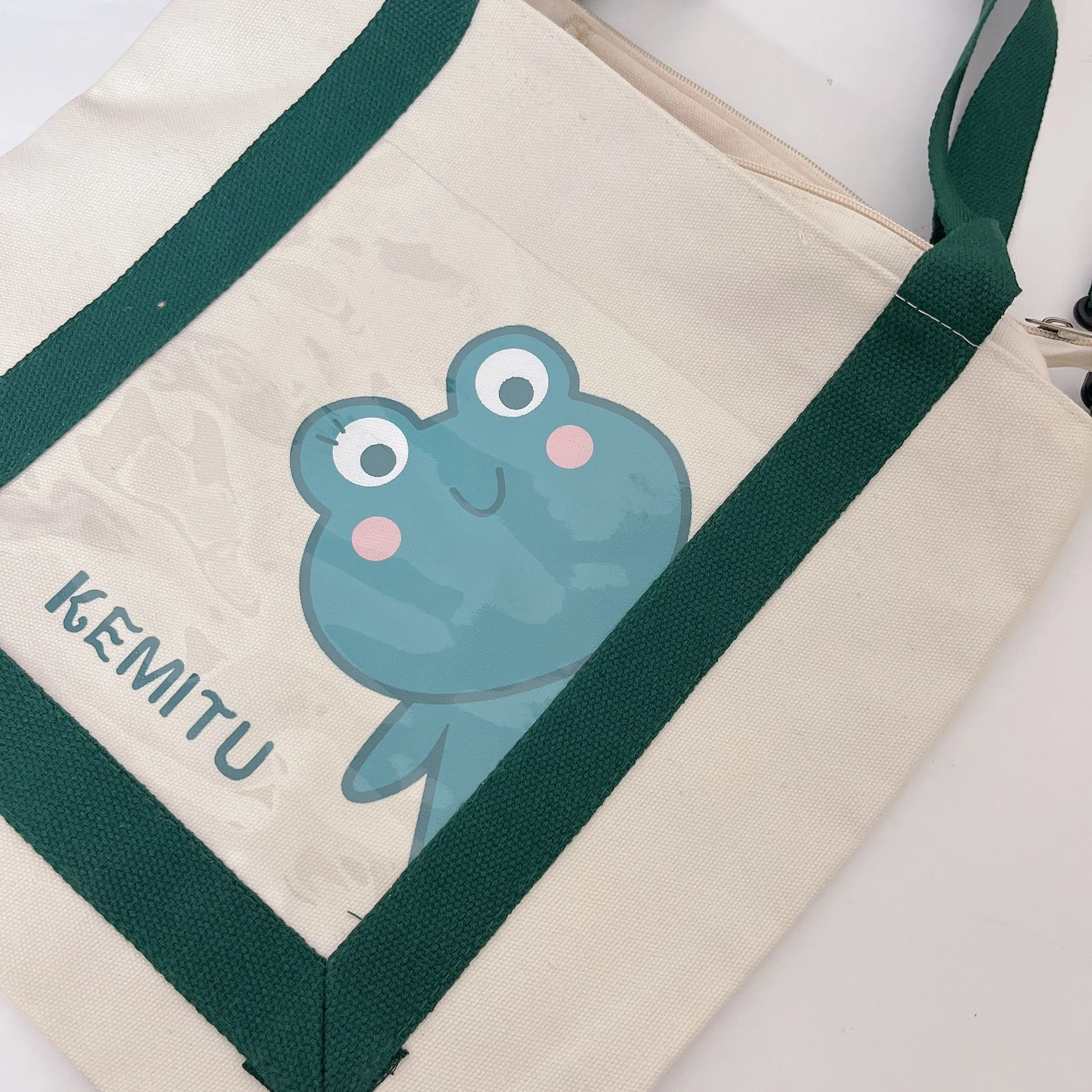Froggo Canvas Tote/Sling bag