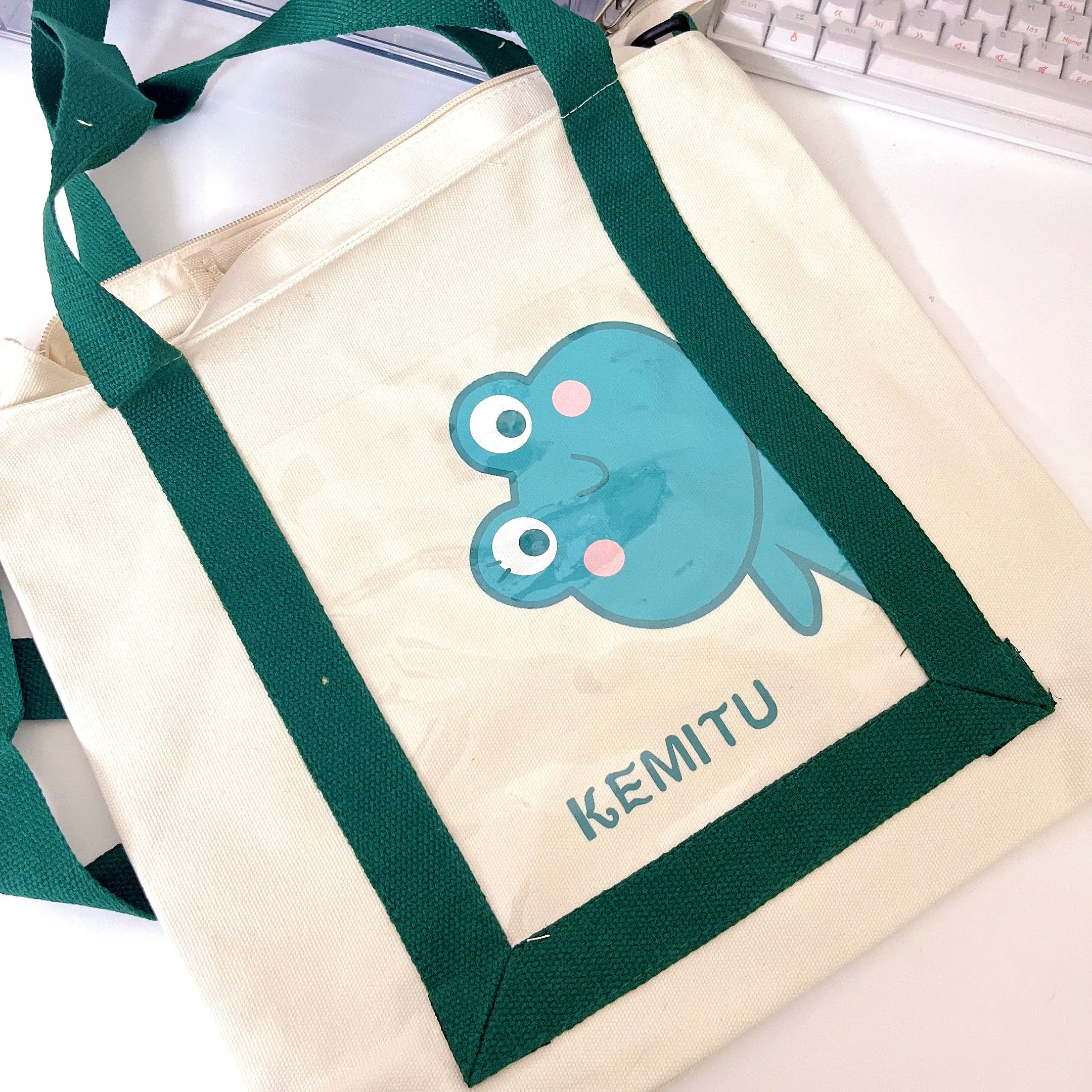 Froggo Canvas Tote/Sling bag