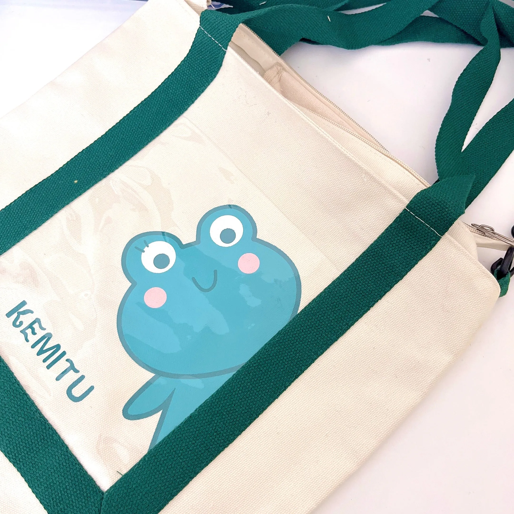 Froggo Canvas Tote/Sling bag