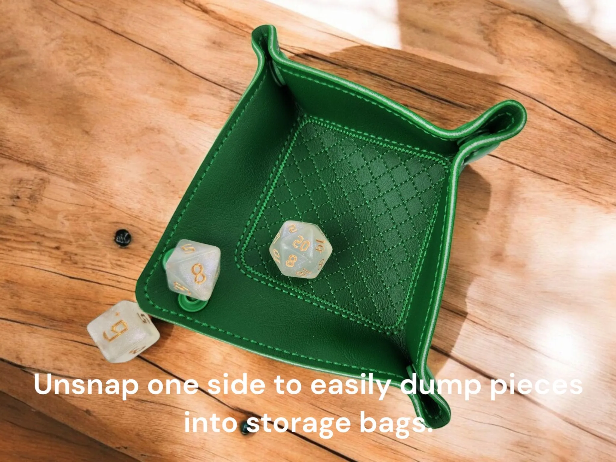 Game piece storage trays, set of four