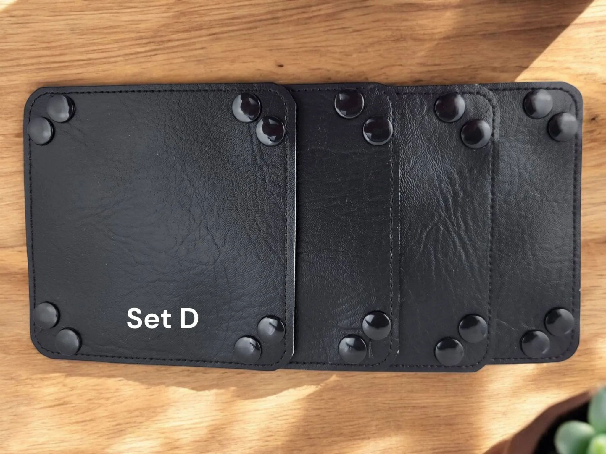 Game piece storage trays, set of four