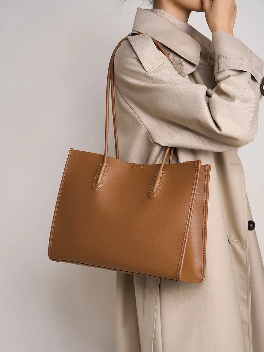 Genuine Leather Large Capacity Shoulder Bag