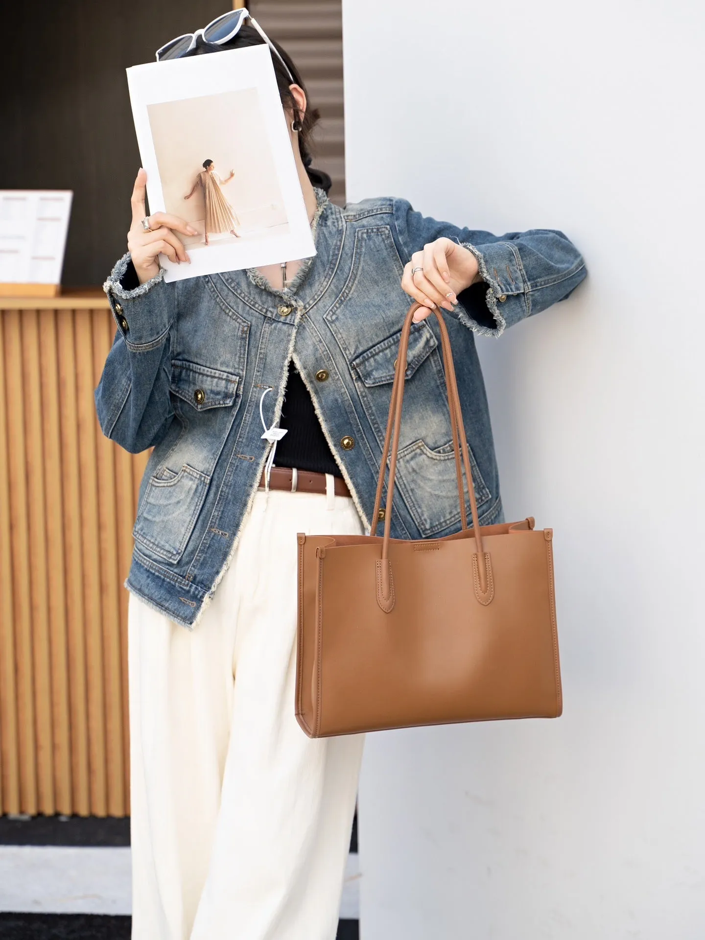 Genuine Leather Large Capacity Shoulder Bag