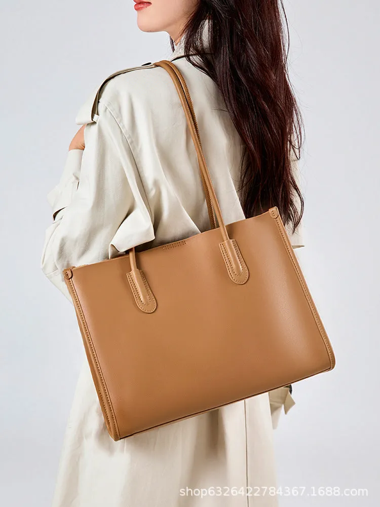 Genuine Leather Large Capacity Shoulder Bag