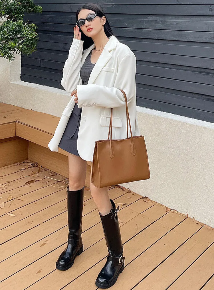 Genuine Leather Large Capacity Shoulder Bag