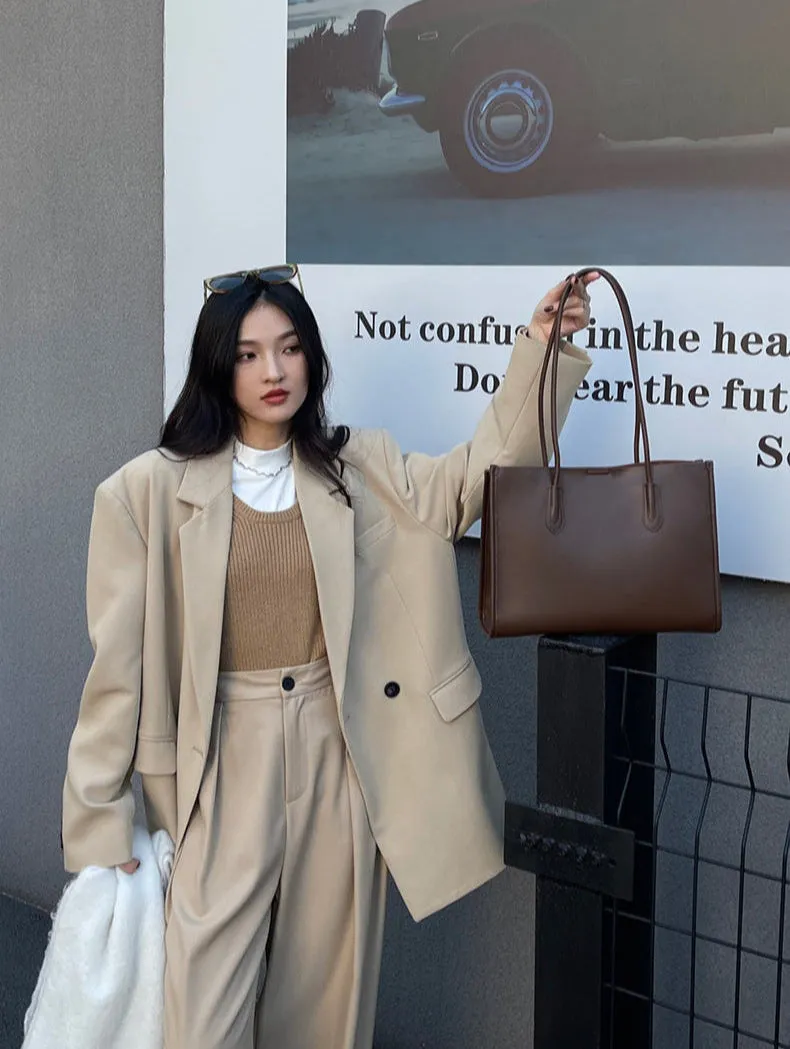 Genuine Leather Large Capacity Shoulder Bag