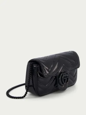 GG Marmont Patent Super Mini Bag