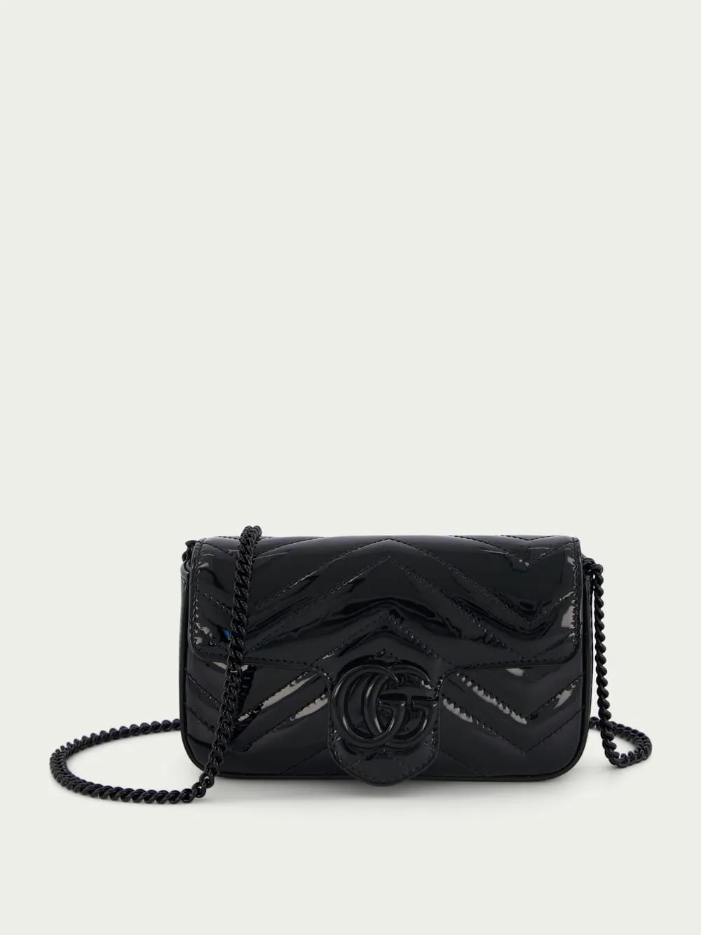 GG Marmont Patent Super Mini Bag