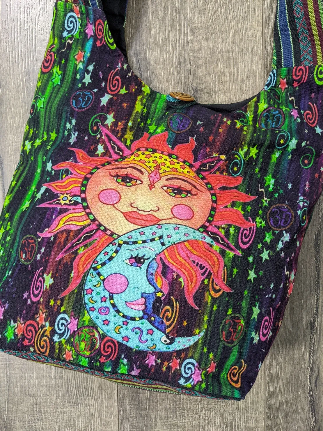 Gheri Shoulder Bag With Moon & Sun