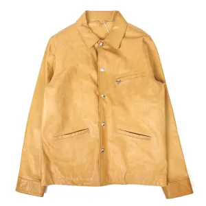 Giorgio Brato Leather Jacket Size 48
