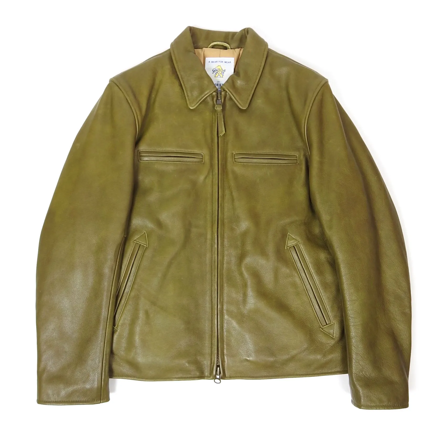 Golden Bear for Taylor Stitch Leather Jacket Size Medium