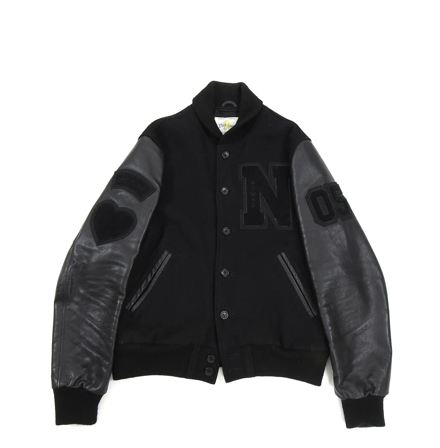 Golden Bear Nomad Edition Black Varsity Jacket - L