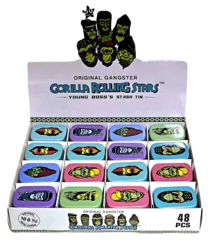 Gorilla Rolling Stars Stash Tin 48pcs
