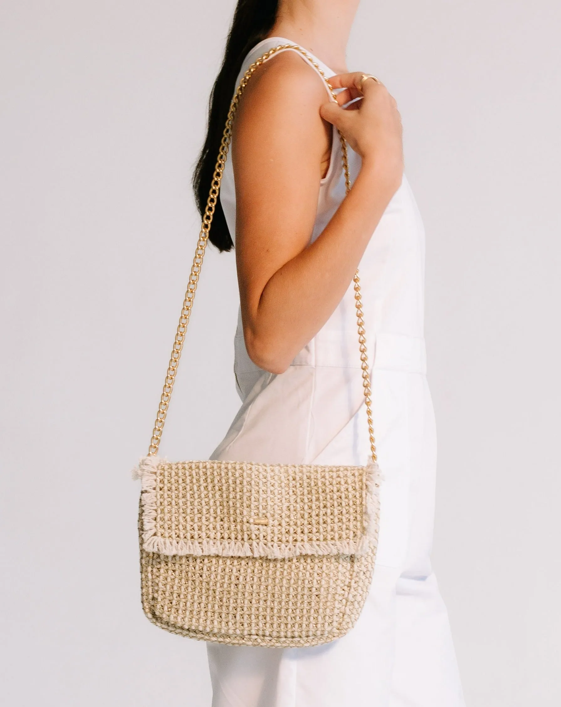 Gossypium Flat Crossbody - Buttercream