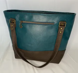 Green and Brown Tote