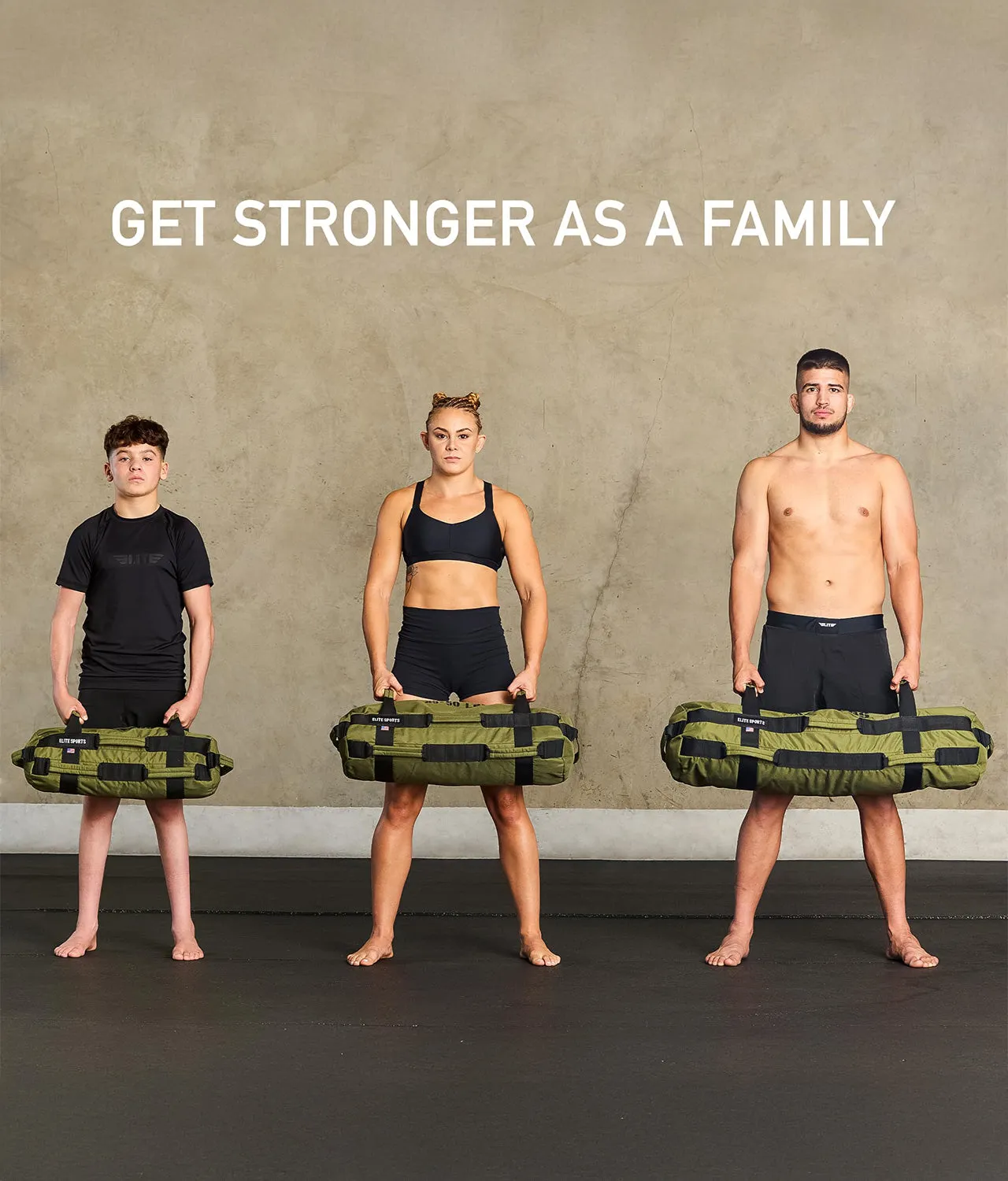 Green Core Duffel Workout Sandbag 25-50 lbs