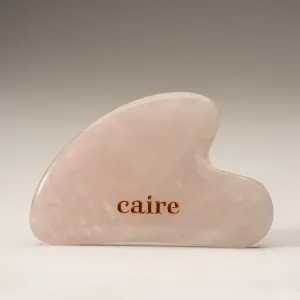 Gua Sha Facial Ritual Smoothing Stone   Face Ritual Petite Roller - Rose Quartz