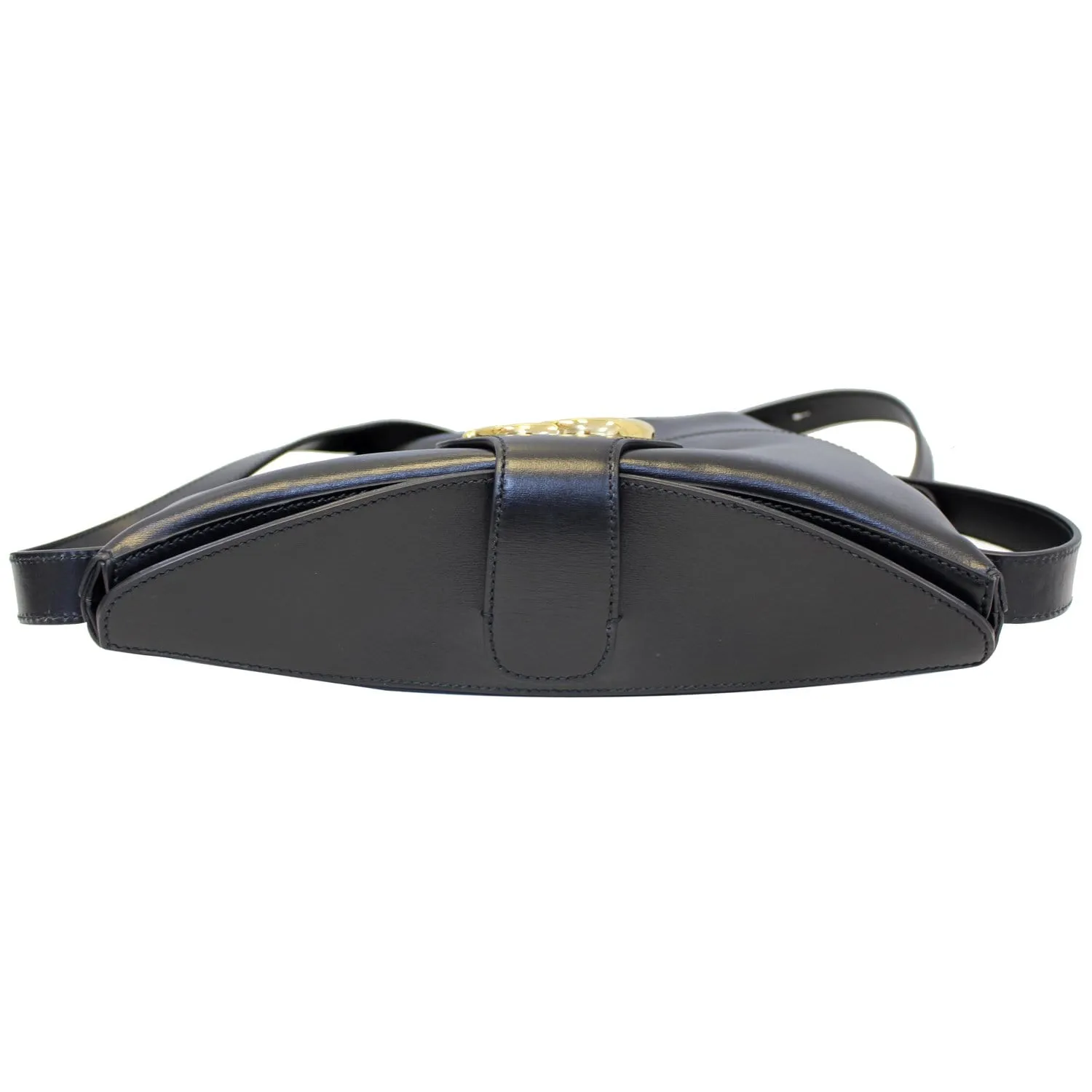 GUCCI Arli Medium Calfskin Leather Shoulder Bag 568857 Black