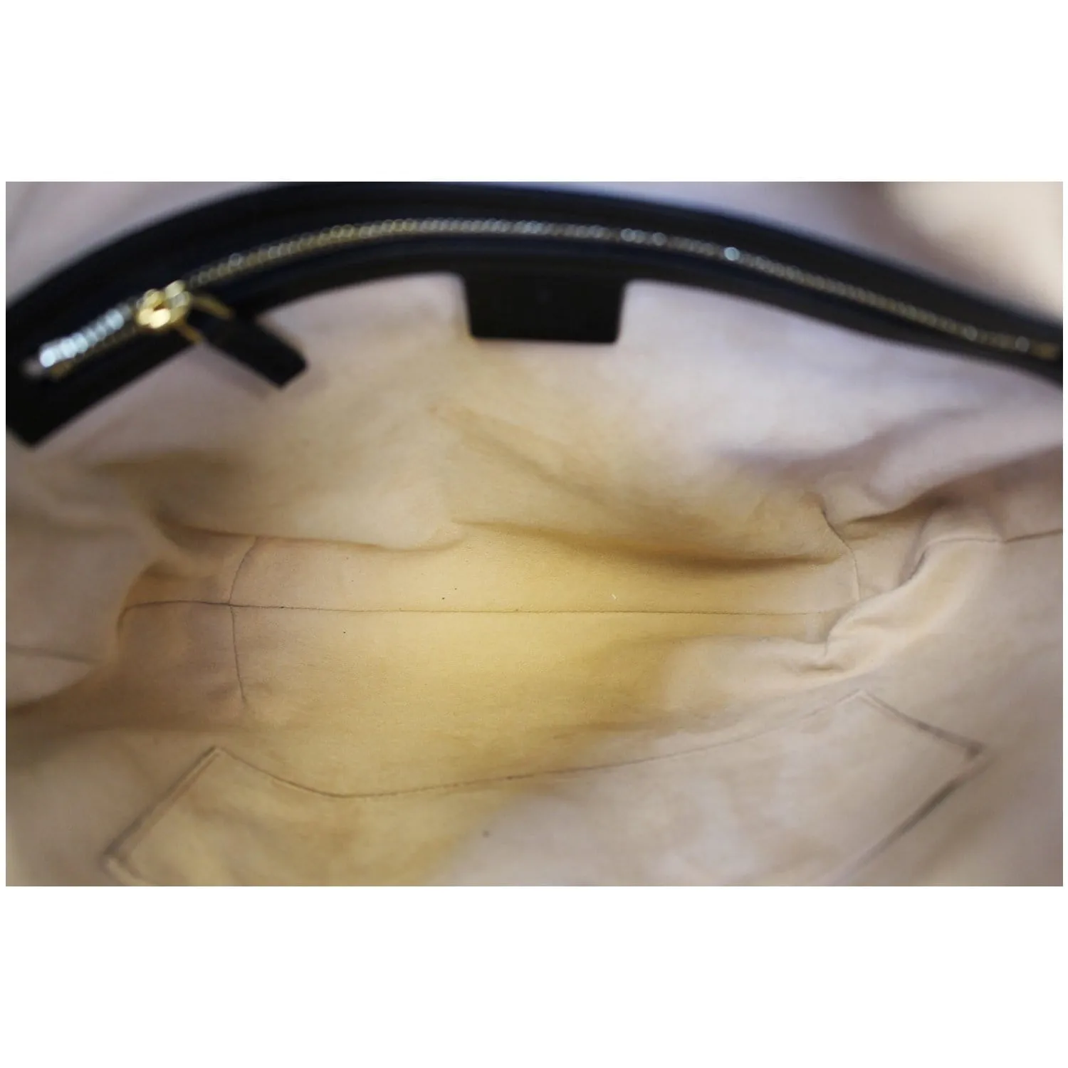 GUCCI Arli Medium Calfskin Leather Shoulder Bag 568857 Black