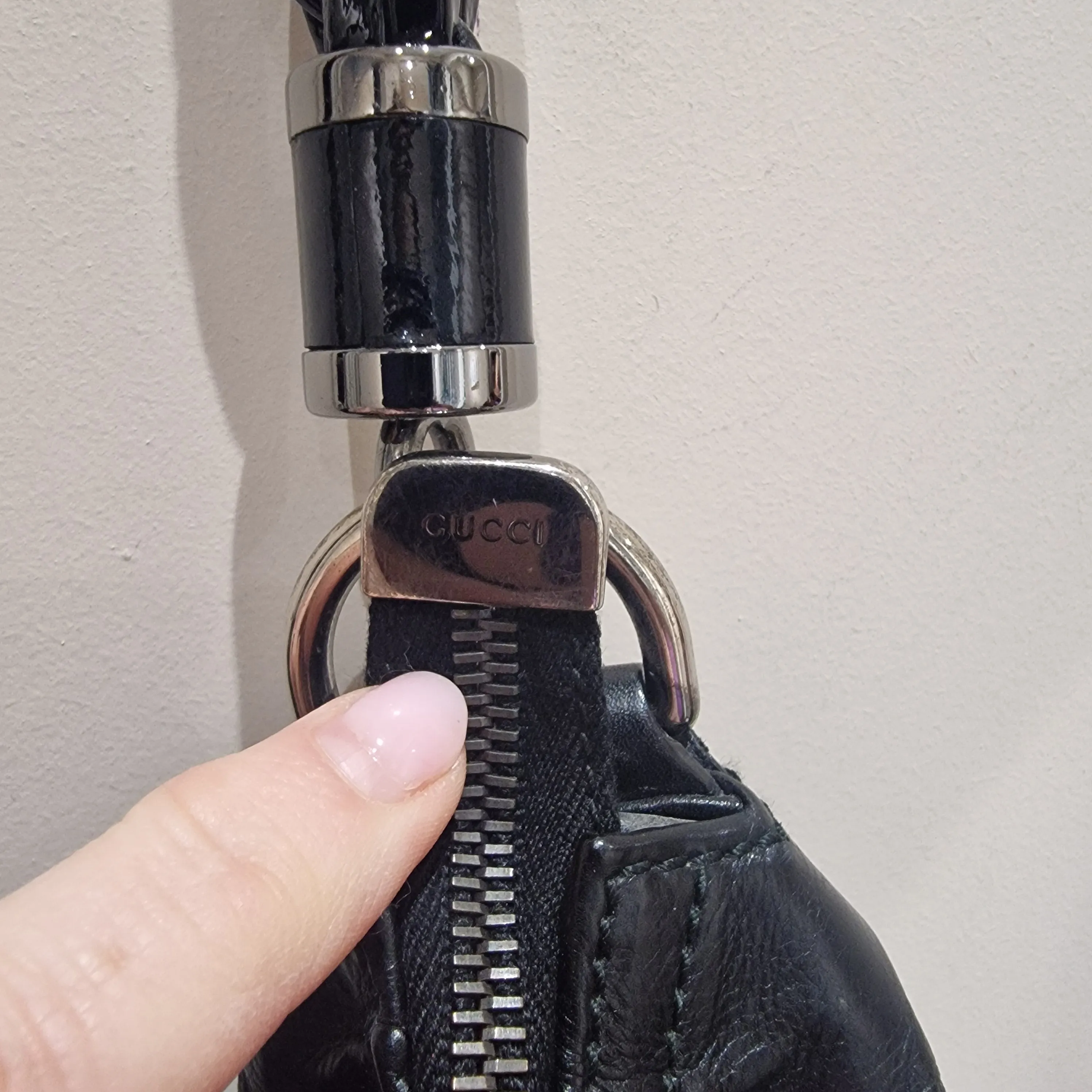 Gucci Black Leather Bag