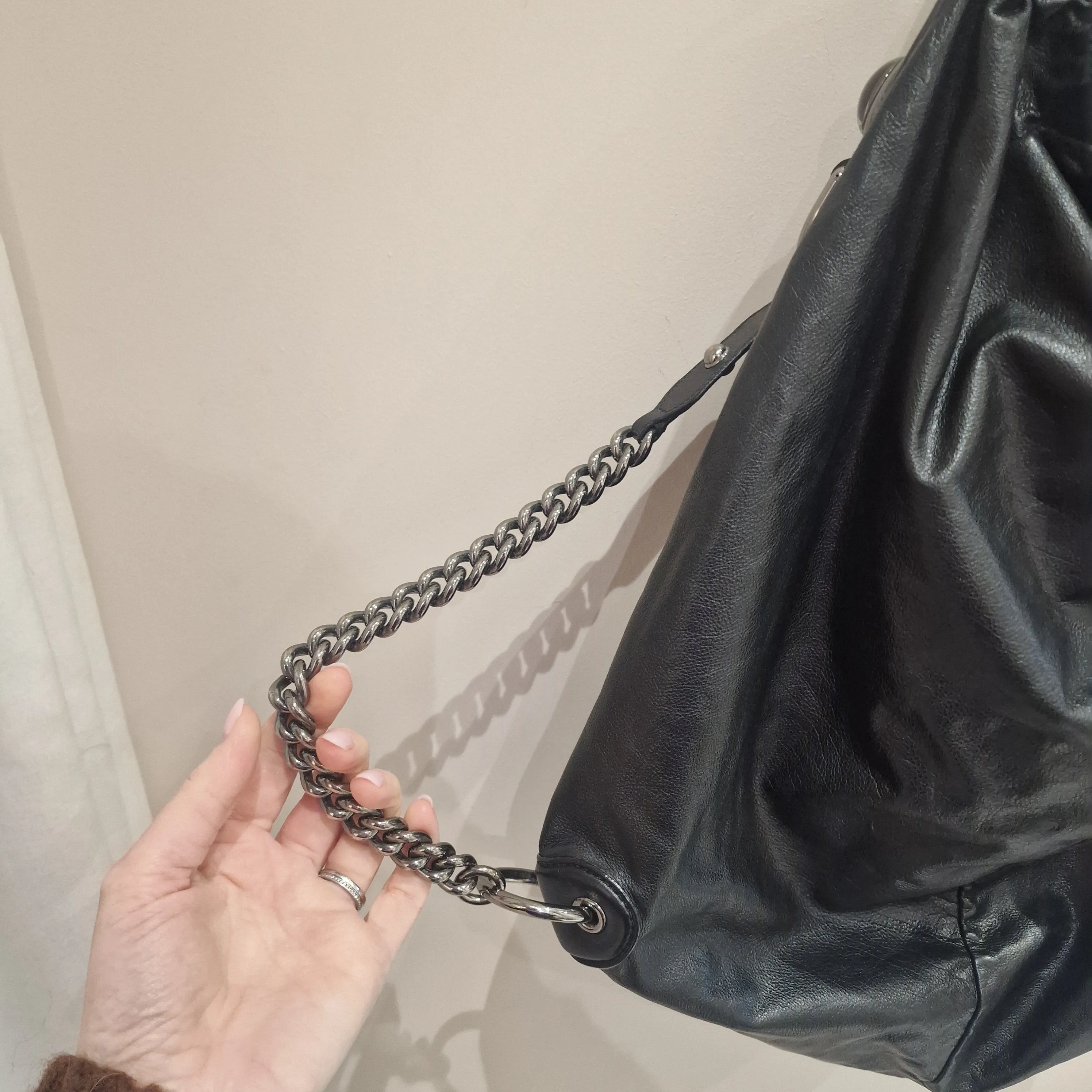 Gucci Black Leather Bag