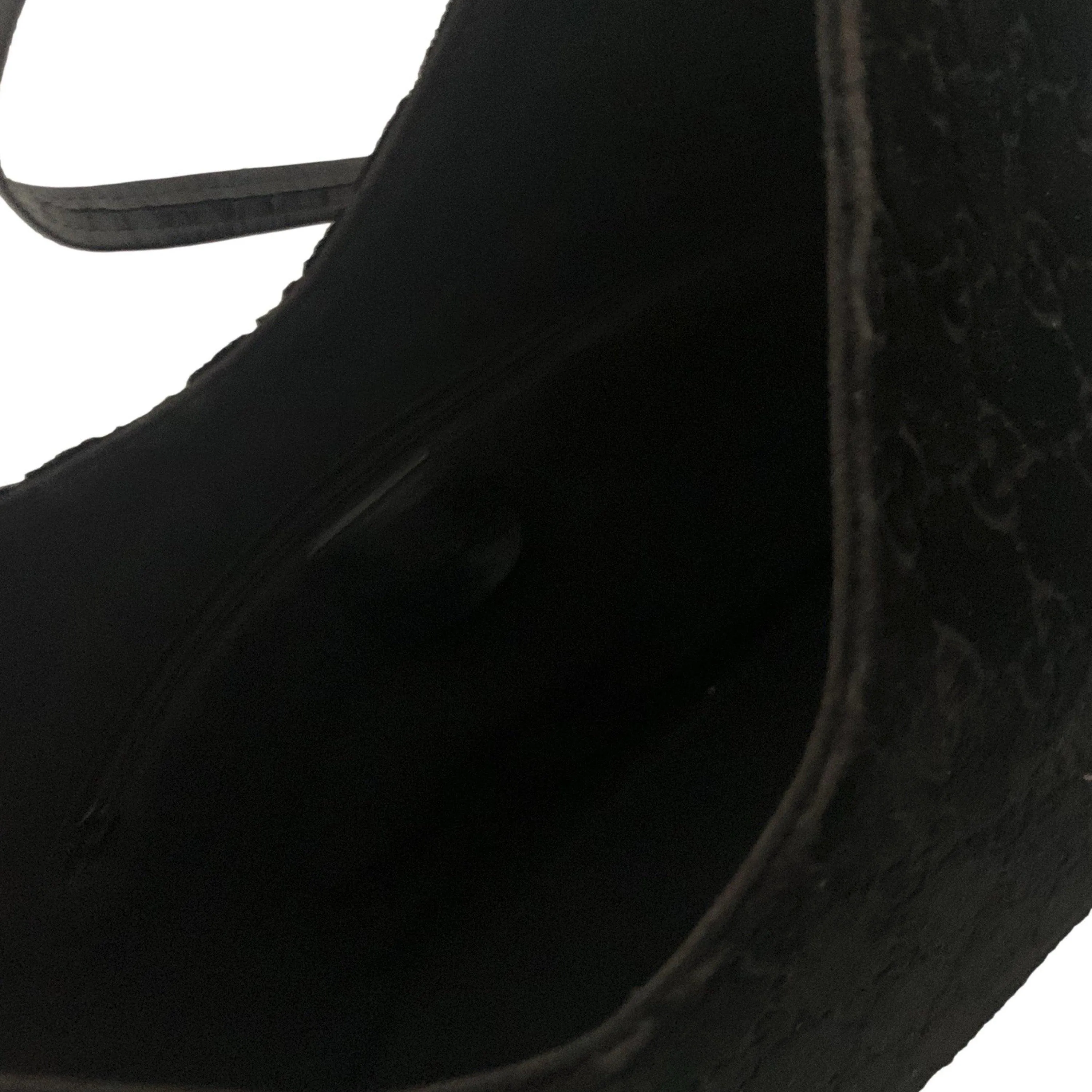 Gucci Black Velvet Logo Shoulder Bag