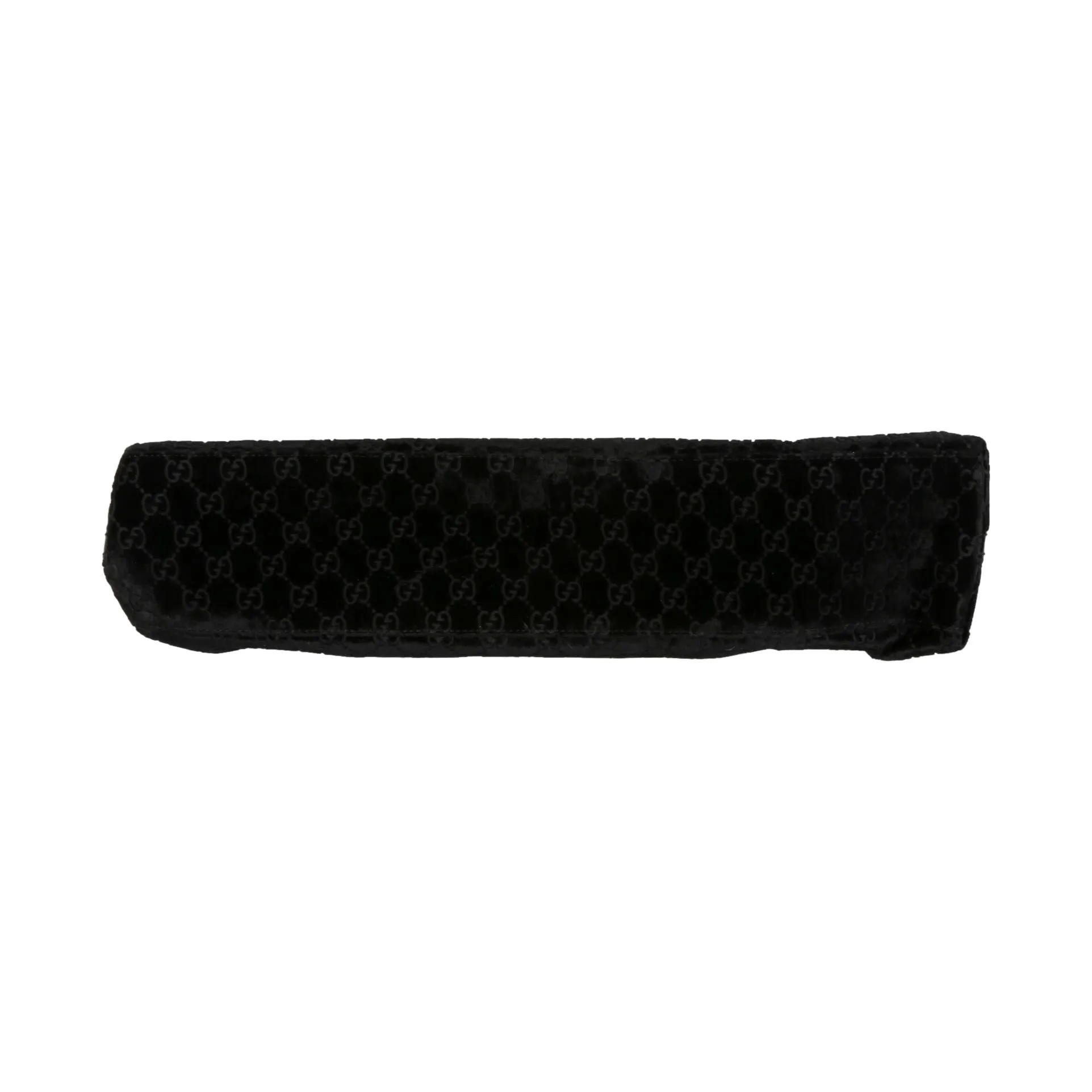 Gucci Black Velvet Oversized Shoulder Bag