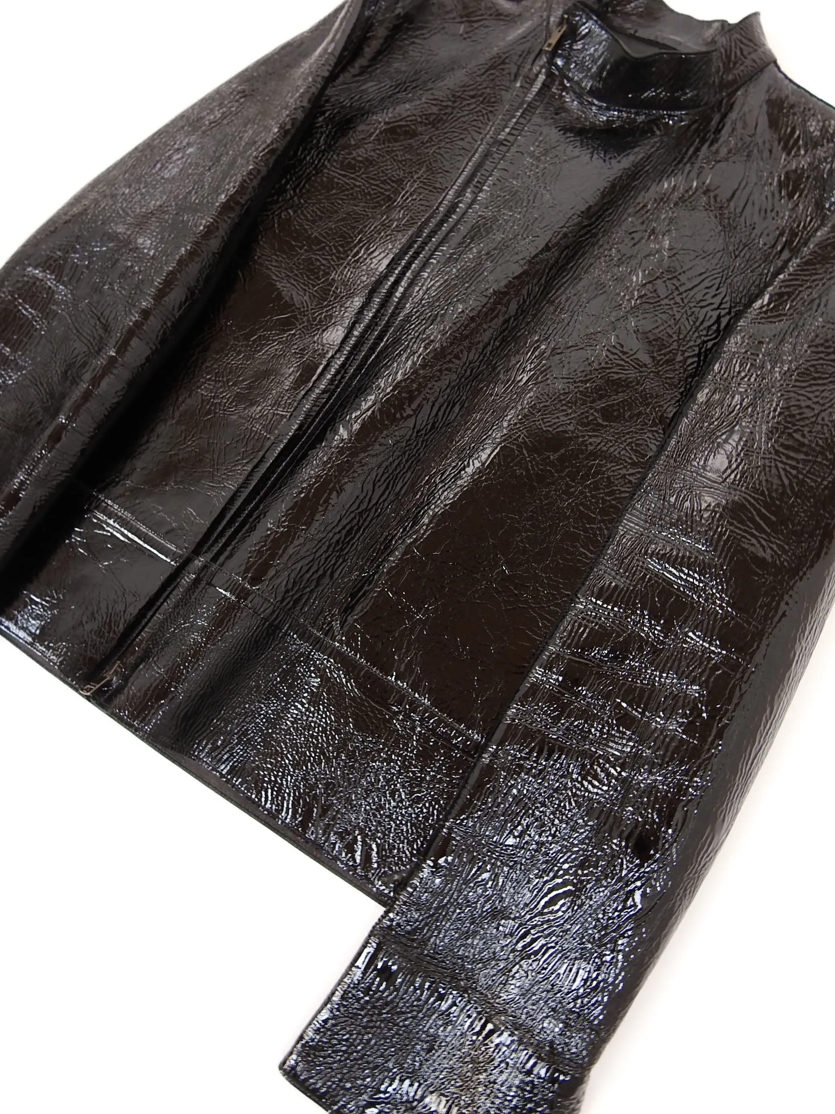 Gucci by Tom Ford Patent Leather Jacket Size 48
