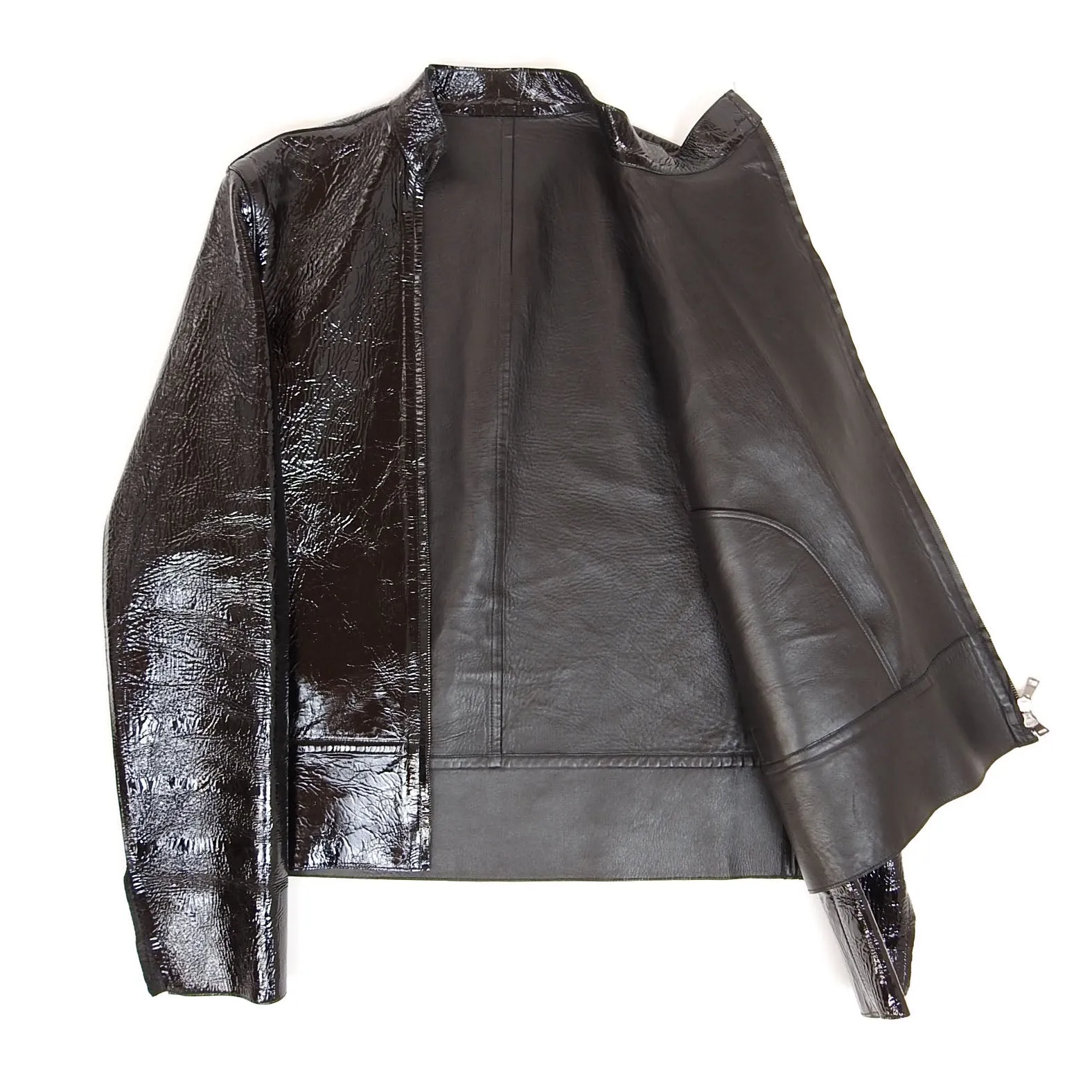 Gucci by Tom Ford Patent Leather Jacket Size 48