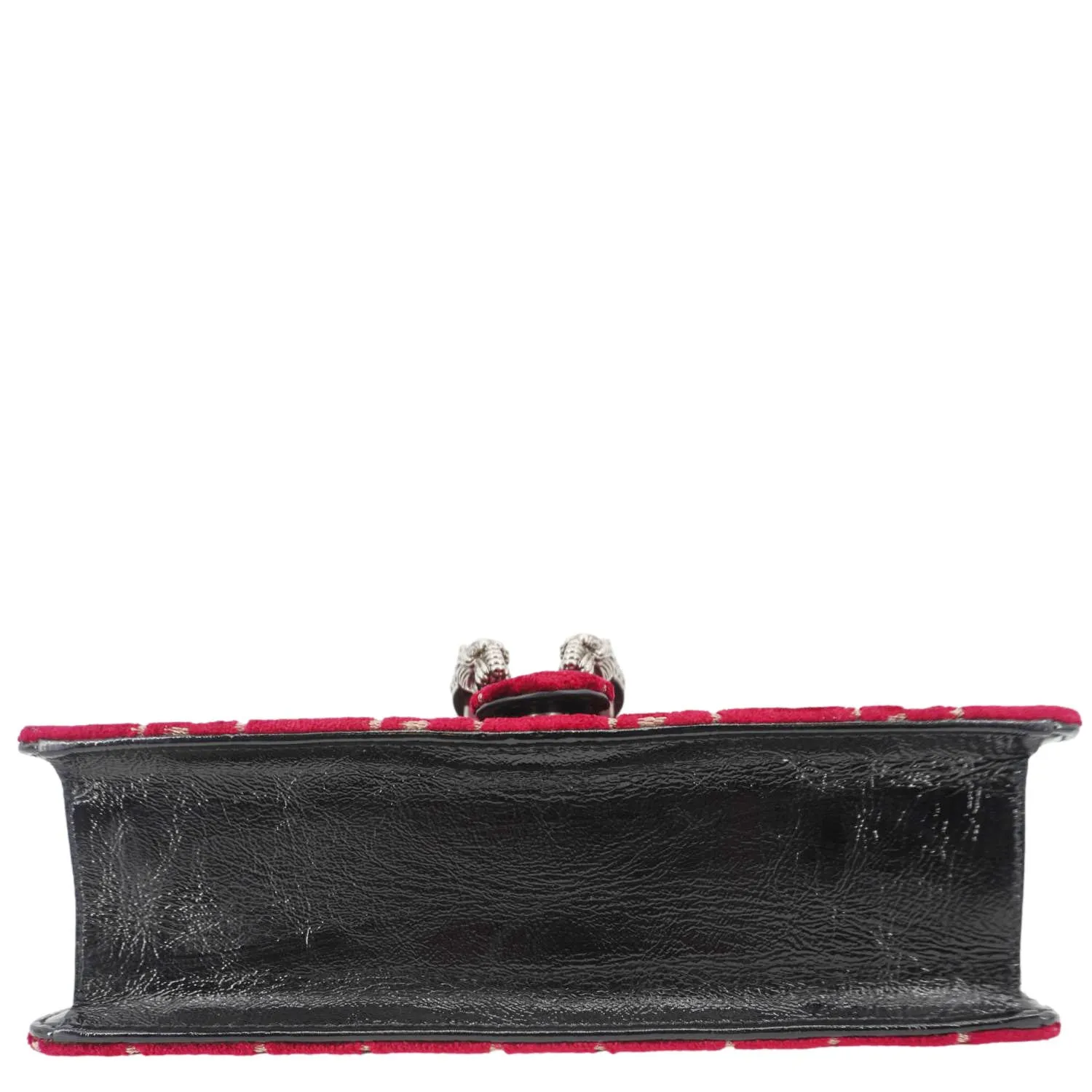 GUCCI Dionysus Small GG Velvet Shoulder Bag Maroon 499623