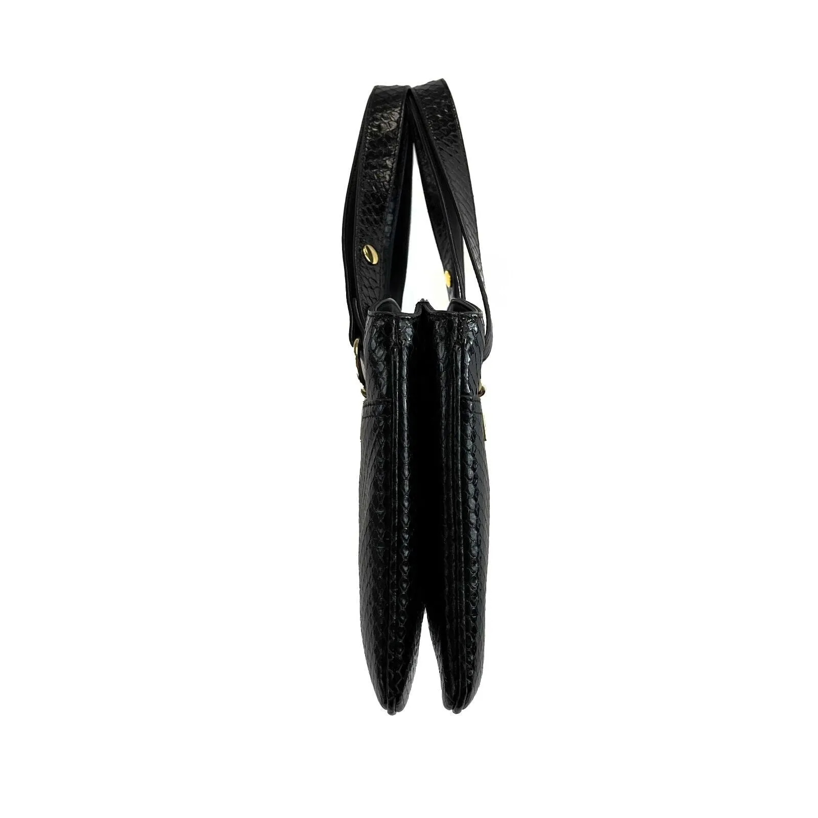 Gucci - Excellent - Arli Python Top Handle GG Bag w/ FULL KIT