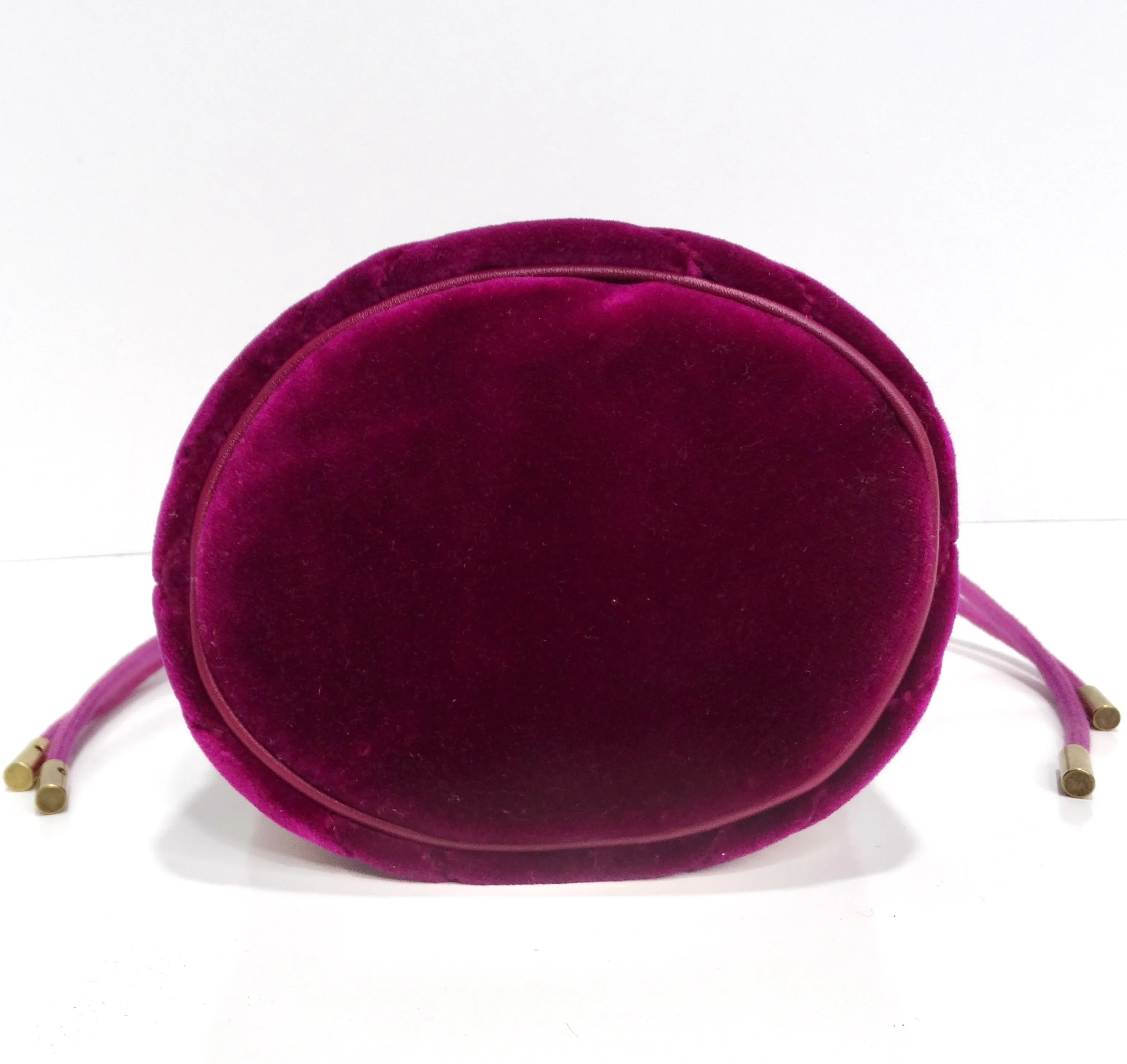 Gucci GG Marmont Mini Velvet Bucket Bag