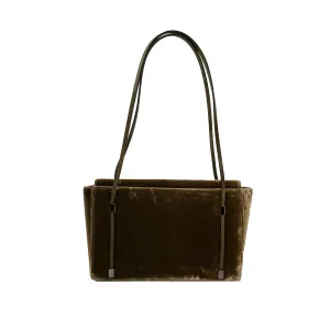 Gucci Olive Velvet Shoulder Bag
