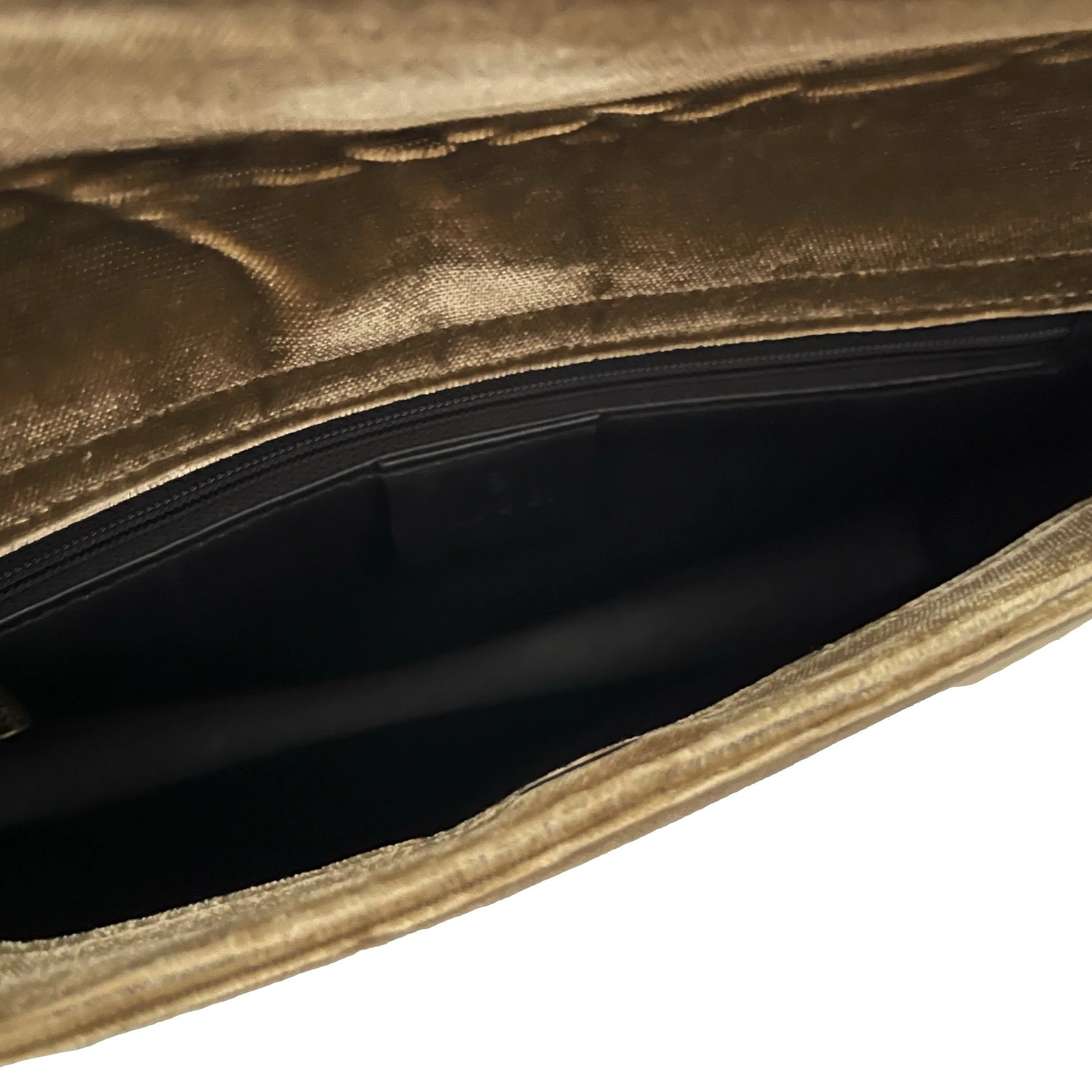 Gucci Olive Velvet Shoulder Bag