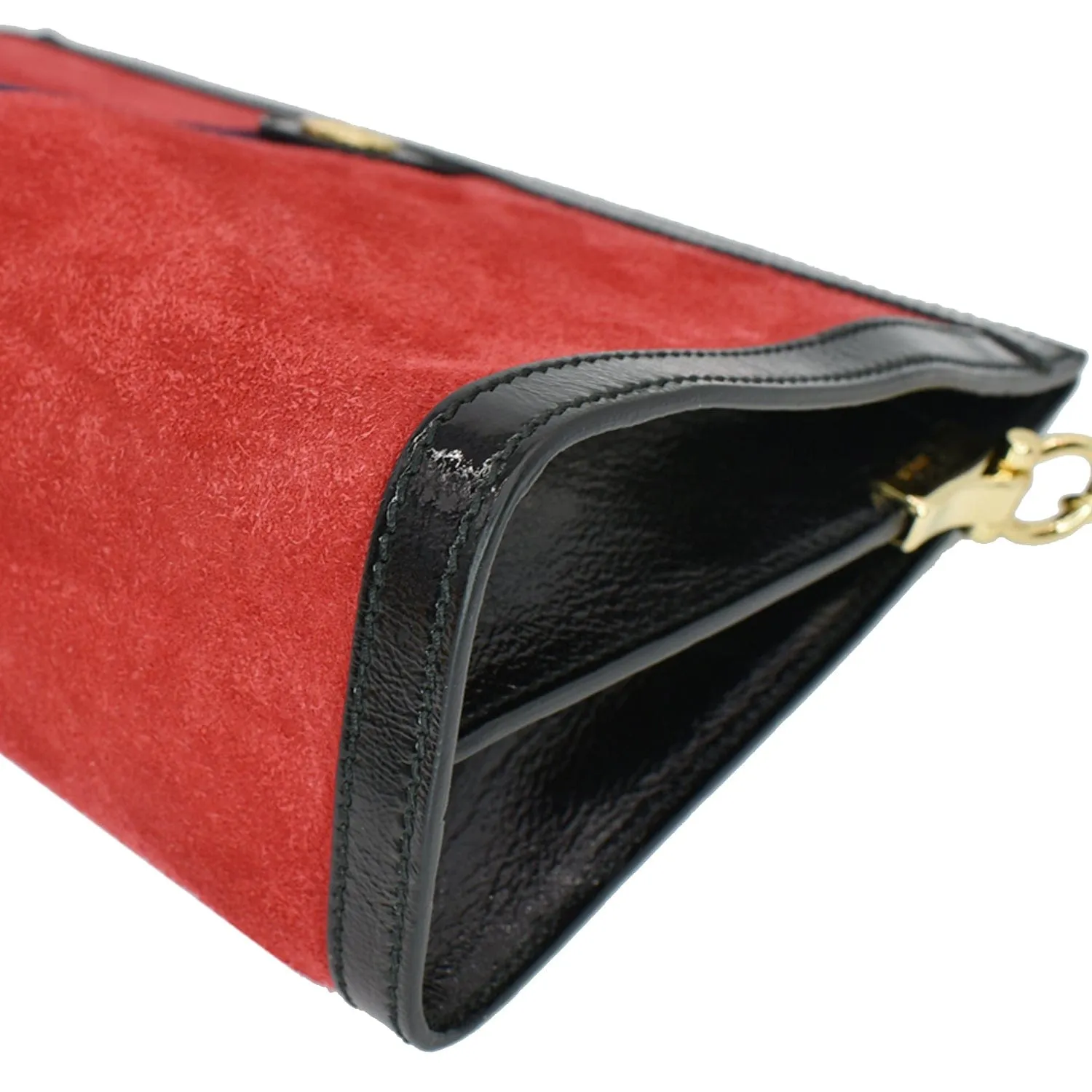 GUCCI Ophidia GG Medium Web Suede Leather Shoulder Bag Red 503876  - Hot Deals