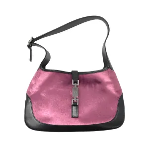 Gucci Pink Velvet Jackie Bag