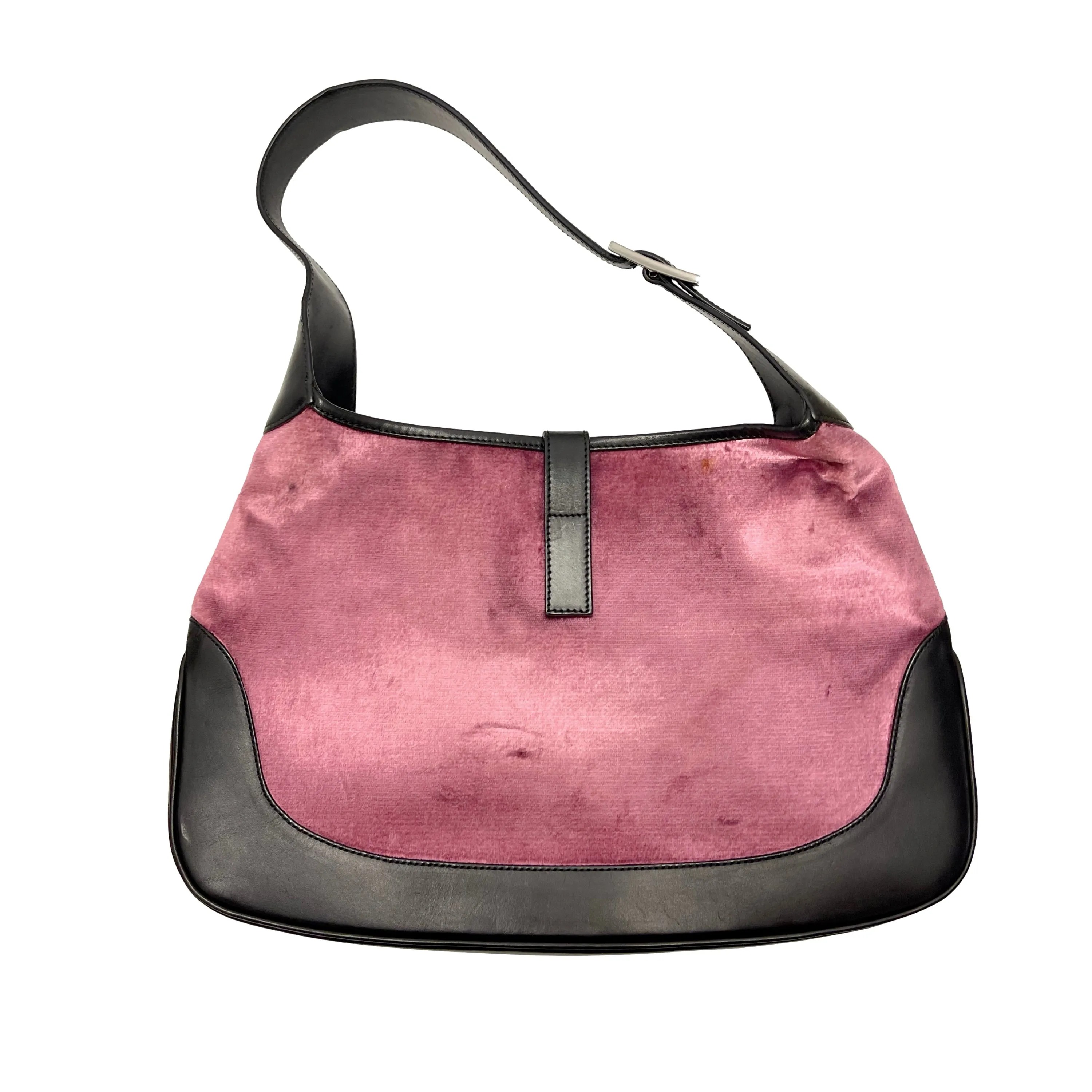 Gucci Pink Velvet Jackie Bag