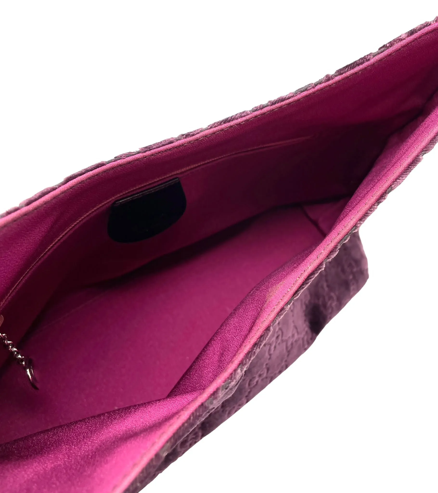 Gucci Purple Velvet Shoulder Bag