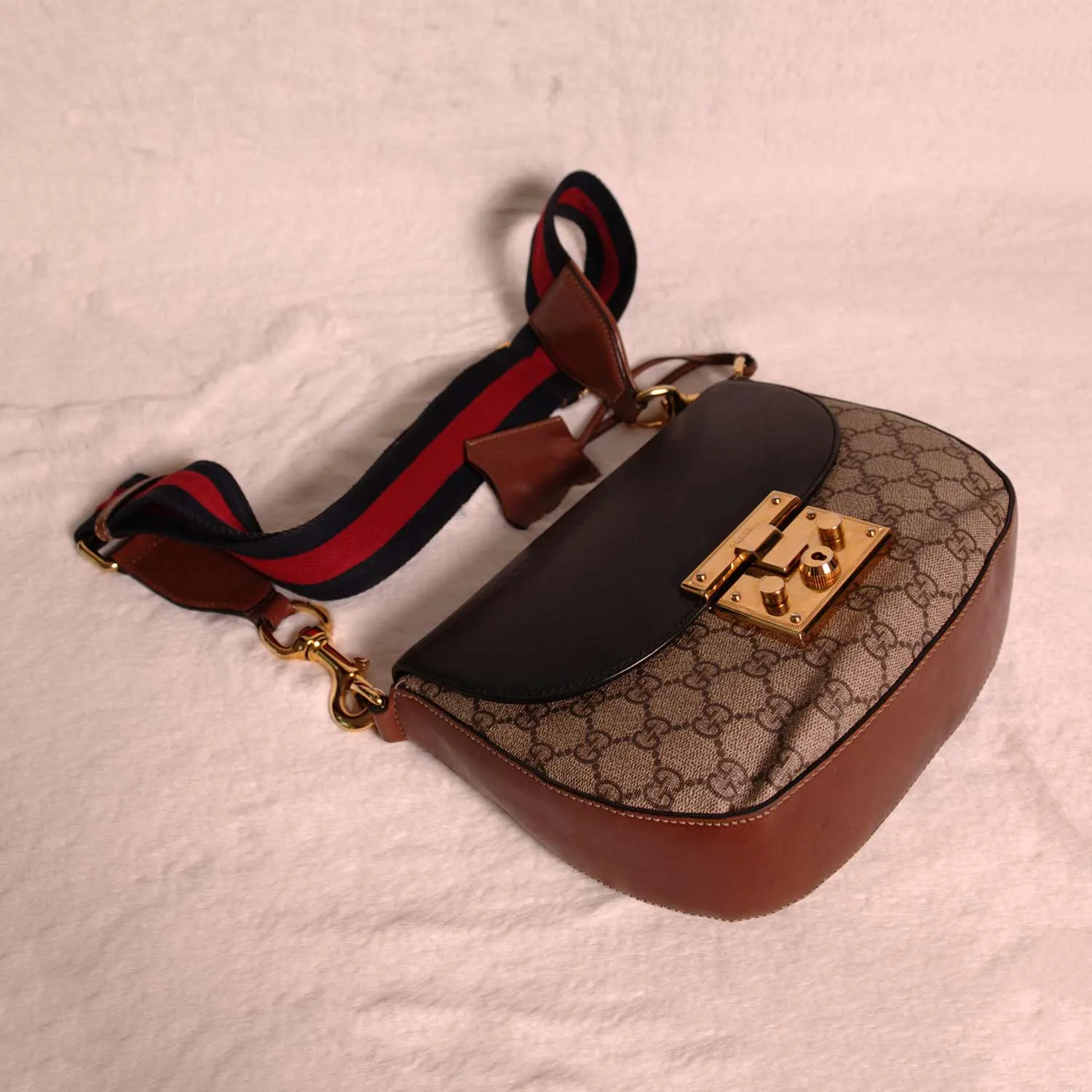 Gucci Signature Padlock Small Crossbody Bag