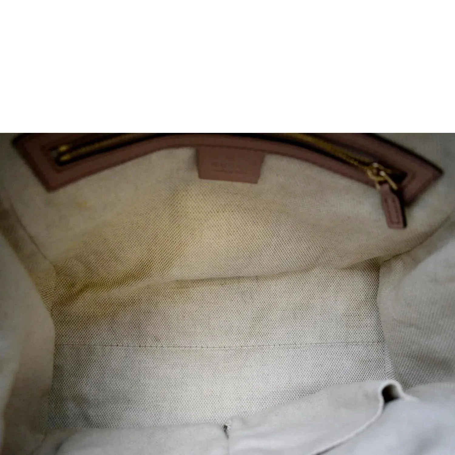 GUCCI Soho Small Patent Leather Shoulder Bag Neutral 336751