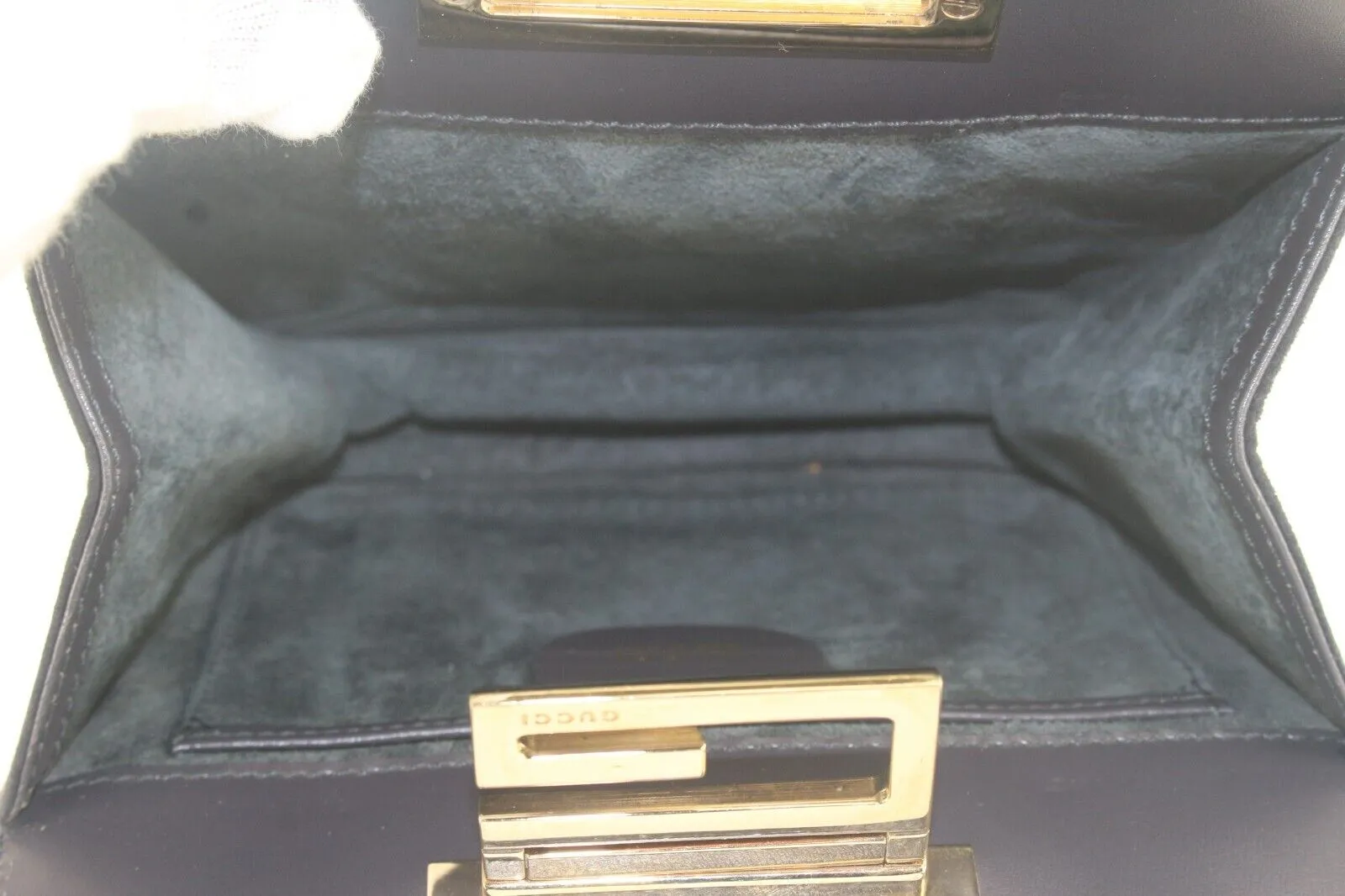Gucci Suede Tom Ford Era Tote G Logo Turnlock 1GG1012K