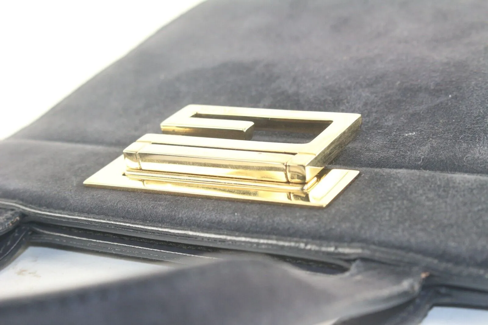 Gucci Suede Tom Ford Era Tote G Logo Turnlock 1GG1012K
