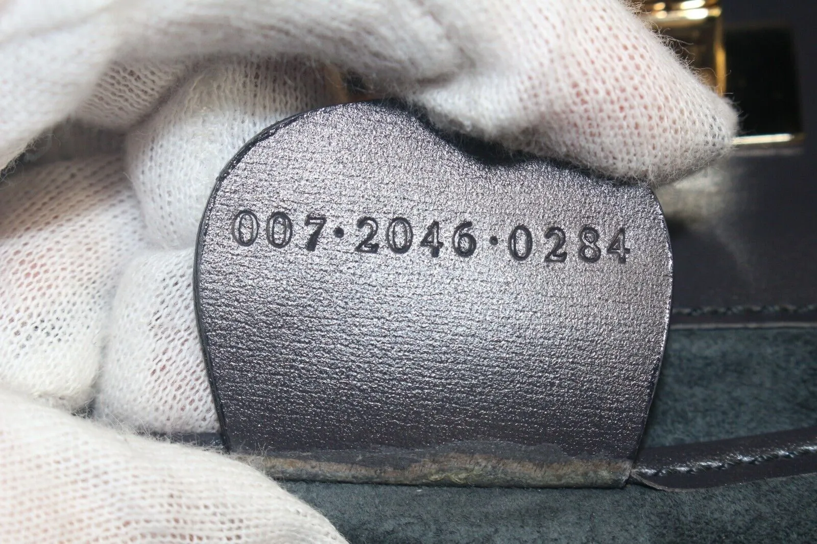 Gucci Suede Tom Ford Era Tote G Logo Turnlock 1GG1012K