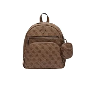 Guess Women's AHB Power Play Tech Backpack Latte Logo