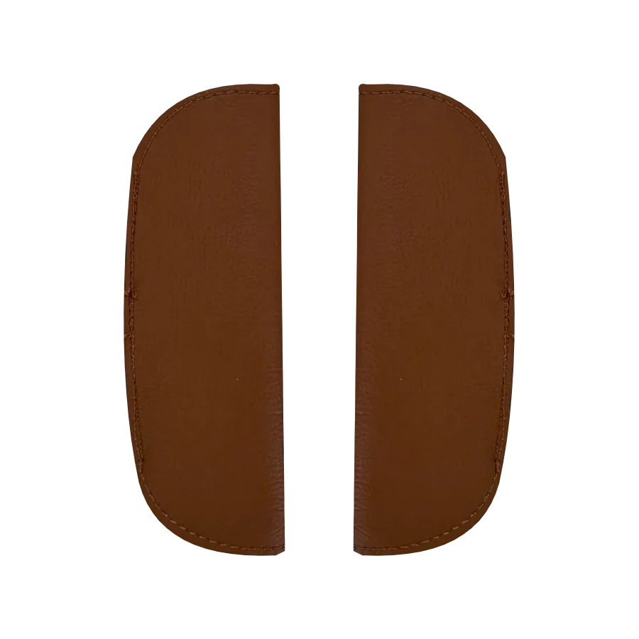 harness shoulder pads (pair) for luxury collection - tan